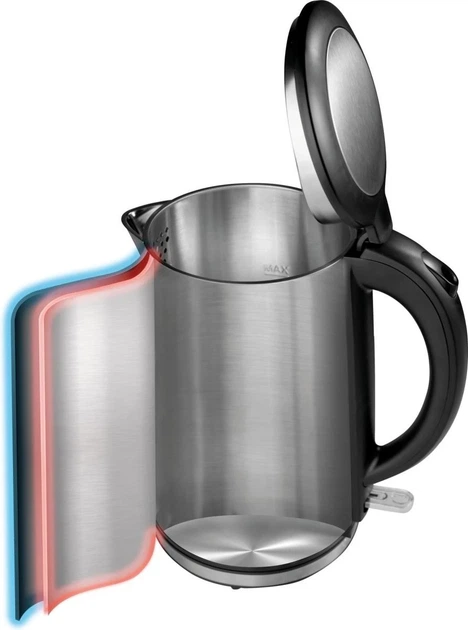 Електрочайник Gorenje, 1,5л, подвійні стінки, Strix контроль, нерж. (00109469) - изображение 6