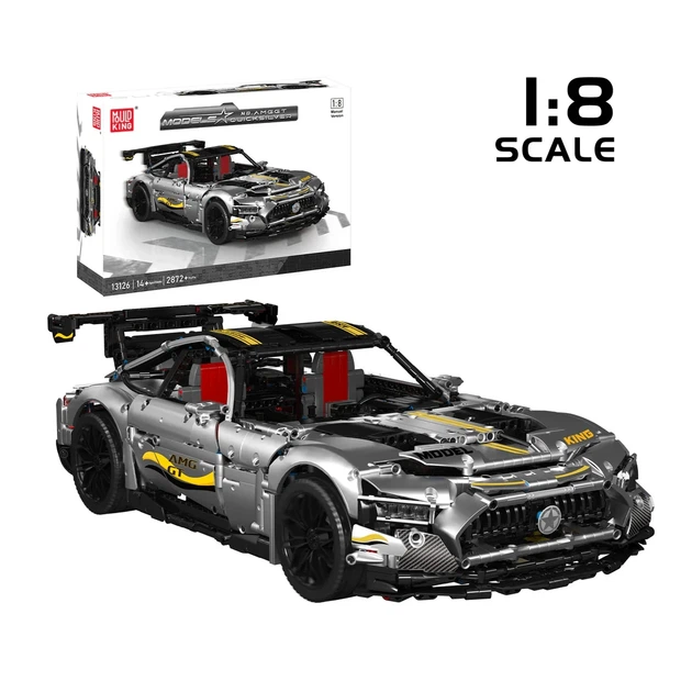 Конструктор Спорткар на пульте || Mould King 13126 || Mercedes AMG || Суперкар 1:8 2872 детали - изображение 2