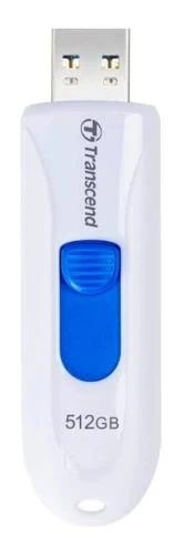 Флеш накопитель USB 512Gb Transcend JetFlash 790, White, USB 3.1 Gen 1 (TS512GJF790W) - Фото 3 Флеш накопитель USB 512Gb Transcend JetFlash 790, White, USB 3.1 Gen 1 (TS512GJF790W) - изображение 3