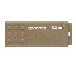 Флеш накопитель USB 64Gb Goodram UME3 "Eco Friendly", Brown, USB 3.2 Gen 1 (UME3-0640EFR11) - Фото 3 Флеш накопитель USB 64Gb Goodram UME3 "Eco Friendly", Brown, USB 3.2 Gen 1 (UME3-0640EFR11) - изображение 3