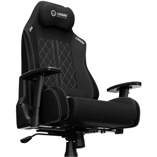 Ігрове крісло Lorgar CHA41, Black/White (LRG-CHA41-BK-WH) - зображення 7