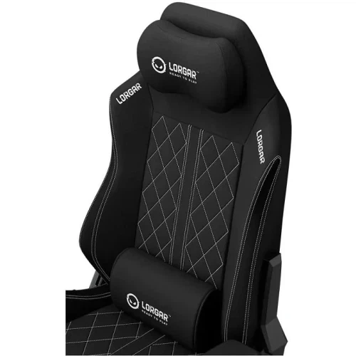 Ігрове крісло Lorgar CHA41, Black/White (LRG-CHA41-BK-WH) - зображення 8