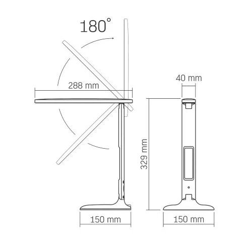 Лампа настільна LED Videx TF05W, White, 7 Вт (VL-TF05W) - Фото 7 Лампа настільна LED Videx TF05W, White, 7 Вт (VL-TF05W) - зображення 7