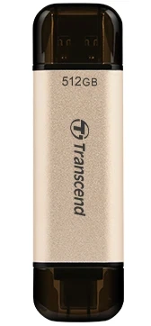 Флеш накопитель USB 256Gb Transcend JetFlash 930C, Gold/Black, Type-C / USB 3.2 Gen 1 (TS256GJF930C) - Фото 3 Флеш накопитель USB 256Gb Transcend JetFlash 930C, Gold/Black, Type-C / USB 3.2 Gen 1 (TS256GJF930C) - изображение 3