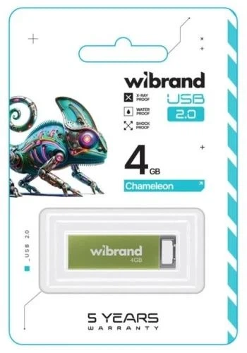 Флеш накопитель USB 4Gb Wibrand Chameleon,Light Green, USB 2.0 (WI2.0/CH4U6LG) - Фото 2 Флеш накопитель USB 4Gb Wibrand Chameleon,Light Green, USB 2.0 (WI2.0/CH4U6LG) - изображение 2