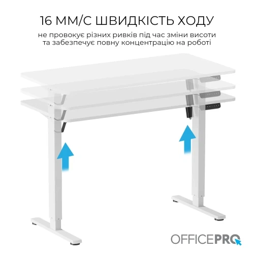 Компьютерный стол OfficePro ODE1260W, White - изображение 5