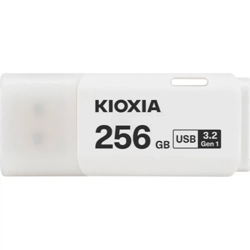 Флеш накопитель USB 256Gb Kioxia TransMemory U301, White, USB 3.2 Gen 1 (LU301W256GG4) - Фото 1 Флеш накопитель USB 256Gb Kioxia TransMemory U301, White, USB 3.2 Gen 1 (LU301W256GG4) - изображение 1