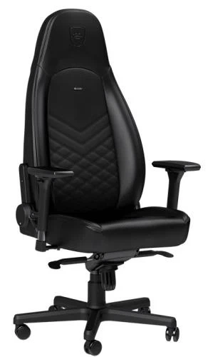 Ігрове крісло Noblechairs ICON, Black (NBL-ICN-PU-BLA) - Фото 3 Ігрове крісло Noblechairs ICON, Black (NBL-ICN-PU-BLA) - зображення 3