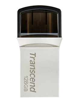 Флеш накопитель USB 128Gb Transcend JetFlash 890, Black/Silver, Type-C / USB 3.1 Gen 1(TS128GJF890S) - Фото 2 Флеш накопитель USB 128Gb Transcend JetFlash 890, Black/Silver, Type-C / USB 3.1 Gen 1(TS128GJF890S) - изображение 2