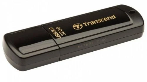 Флеш накопитель USB 32Gb Transcend JetFlash 350, Black, USB 2.0 (TS32GJF350) - Фото 3 Флеш накопитель USB 32Gb Transcend JetFlash 350, Black, USB 2.0 (TS32GJF350) - изображение 3
