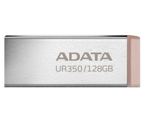 Флеш накопитель USB 128Gb ADATA UR350, Silver/Brown, USB 3.2 Gen 1 (UR350-128G-RSR/BG) - изображение 2