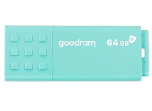 Флеш накопичувач USB 64Gb Goodram UME3 "Care", Teal, USB 3.2 Gen 1 (UME3-0640CRR11) - зображення 2