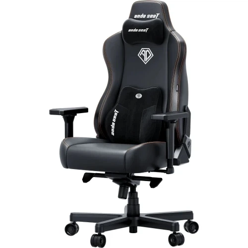 Ігрове крісло AndaSeat Kaiser 3E XL, Black PVC (AD23YC-XL-08-B-PV/C-B01) - зображення 3