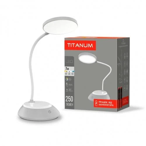 Лампа настольная Titanum TLTF-022G, Grey, 7 Вт - изображение 3
