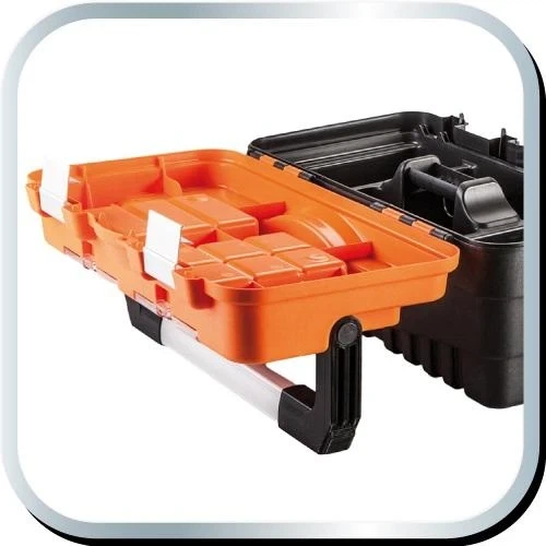 Ящик для инструмента NEO Tools 20", пластмассовый, 547x271x278 мм, Black-Orange (84-105) - изображение 3