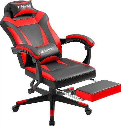 Игровое кресло Defender Cruiser, Black/Red (64344) - Фото 4 Игровое кресло Defender Cruiser, Black/Red (64344) - изображение 4