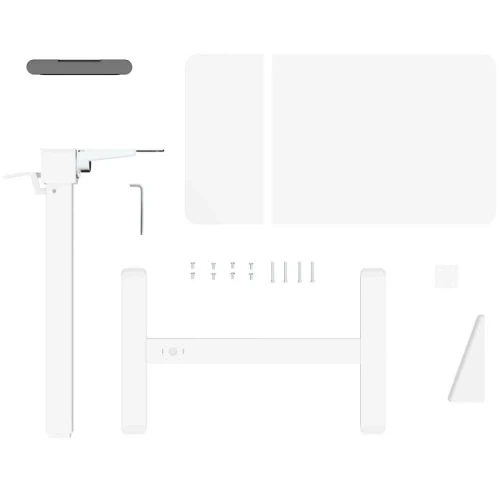 Компьютерный стол приставной OfficePro ODM320W, White - изображение 6