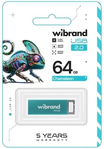 Флеш накопитель USB 64Gb Wibrand Chameleon, Light Blue, USB 2.0 (WI2.0/CH64U6LU) - Фото 2 Флеш накопитель USB 64Gb Wibrand Chameleon, Light Blue, USB 2.0 (WI2.0/CH64U6LU) - изображение 2