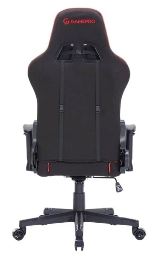 Игровое кресло GamePro Size L Fabric, Black/Red (GC575FB) - изображение 3