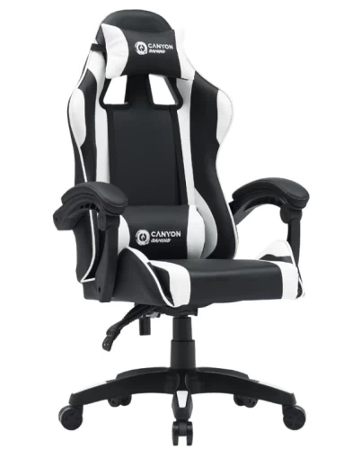 Игровое кресло Canyon Core, Black/White (CNE-SGCH2W) - изображение 2