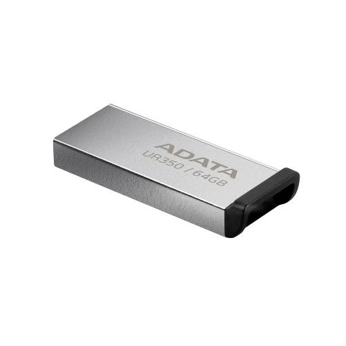 Флеш накопитель USB 64Gb ADATA UR350, Silver/Black, USB 3.2 Gen 1 (UR350-64G-RSR/BK) - изображение 3
