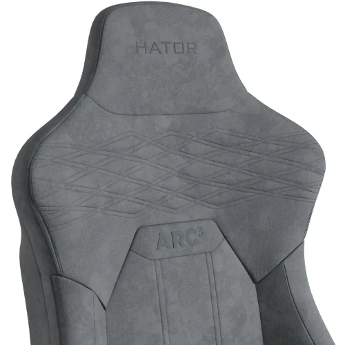 Игровое кресло Hator Arc 3 Velour "XL", Grey (HTC3446XL) - Фото 8 Игровое кресло Hator Arc 3 Velour "XL", Grey (HTC3446XL) - изображение 8