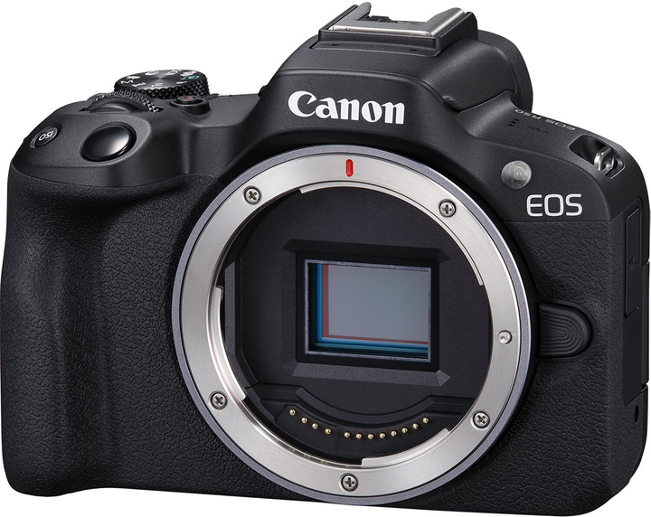 Беззеркальный фотоаппарат Canon EOS R50 + RF-S 18-45 IS STM + RF 75-300 Black (5811C150BA) - изображение 2