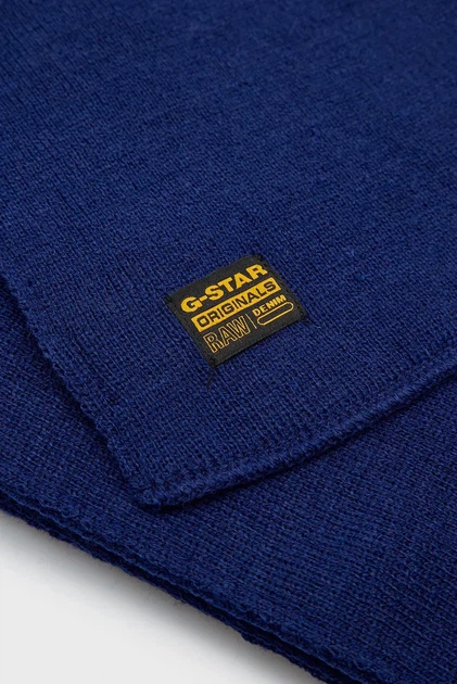 Синій шарф Effo scarf G-Star OS D17793,C754 - Фото 2 Синій шарф Effo scarf G-Star OS D17793,C754 - изображение 2