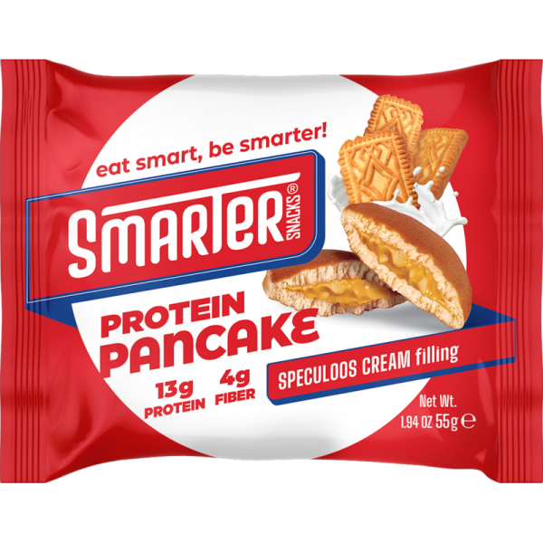 Протеїнові панкейки Smarter Snacks Protein Cocoa Pancake 55 г Печиво (без цукру) х12 (88003552) - Фото 2 Протеїнові панкейки Smarter Snacks Protein Cocoa Pancake 55 г Печиво (без цукру) х12 (88003552) - зображення 2