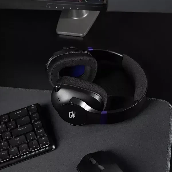 Бездротові ігрові навушники Proove Gaming Bliss Pro Black Геймерська гарнітура з мікрофоном та 2.4 ГГц / Bluetooth - Фото 8 Бездротові ігрові навушники Proove Gaming Bliss Pro Black Геймерська гарнітура з мікрофоном та 2.4 ГГц / Bluetooth - зображення 8
