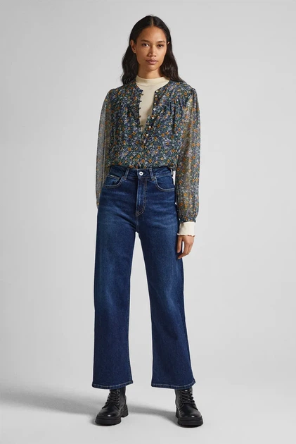 Жіноча блуза з візерунком ISEO Pepe Jeans S PL304672 - изображение 2