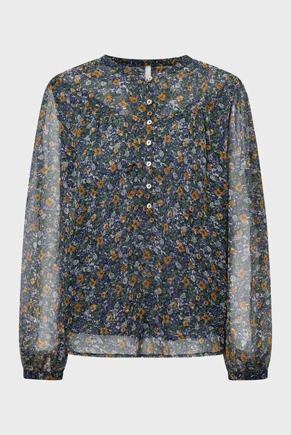Жіноча блуза з візерунком ISEO Pepe Jeans S PL304672 - изображение 5