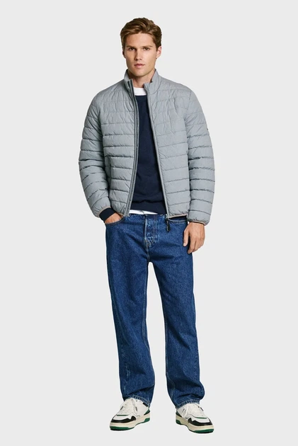 Чоловіча сіра куртка Pepe Jeans M PM403027 - Фото 2 Чоловіча сіра куртка Pepe Jeans M PM403027 - изображение 2
