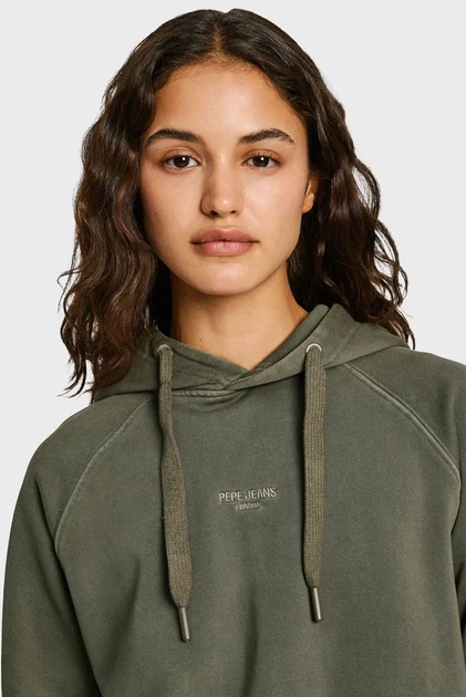 Жіноче зелене худі Pepe Jeans XS PL581462 - изображение 4
