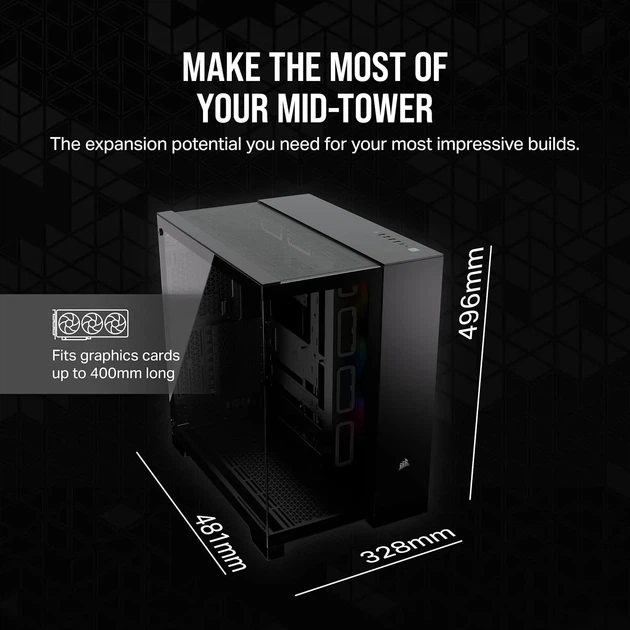 Корпус для ПК CORSAIR iCUE LINK 6500X RGB Черный (101642318) - изображение 9