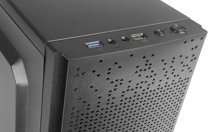Корпус Tacens Anima AC6 / Micro-ATX / Mini-ITX / USB 3.0 / без БП / Черный (101903425) - изображение 3