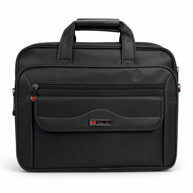 Сумка для ноутбука Leather RL1058 черная из CORDURA с креплением на чемодан Leather - изображение 6