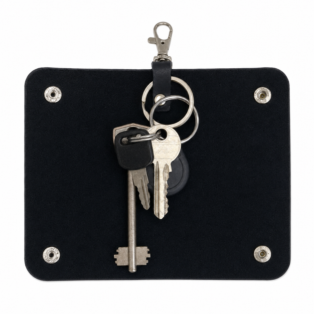 Ключница BagWay из искусственной кожи черная 15×12 см BagWay - Фото 9 Ключница BagWay из искусственной кожи черная 15×12 см BagWay - изображение 9