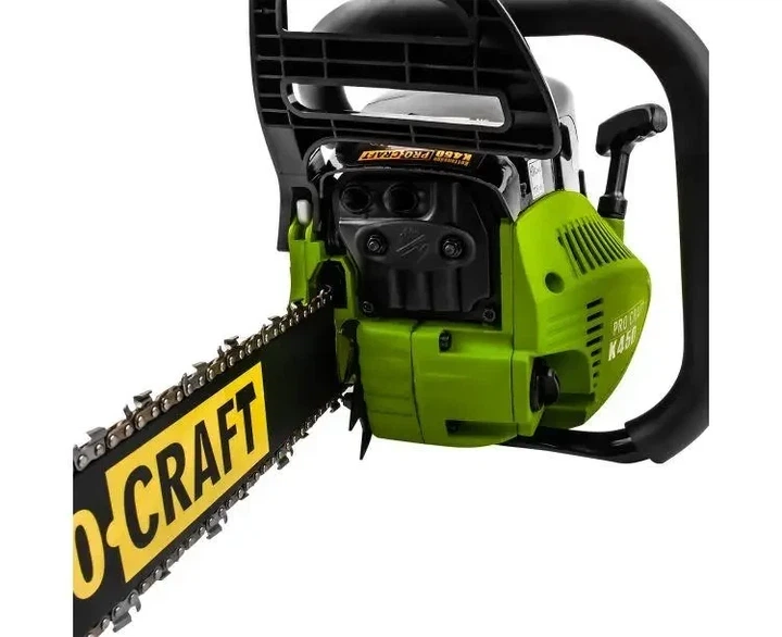 Бензопила ланцюгова бензинова PROCRAFT K450 (шина+ланцюг 45 см, шина+ланцюг 40 см, двигун 52CC) для дому та саду - зображення 9