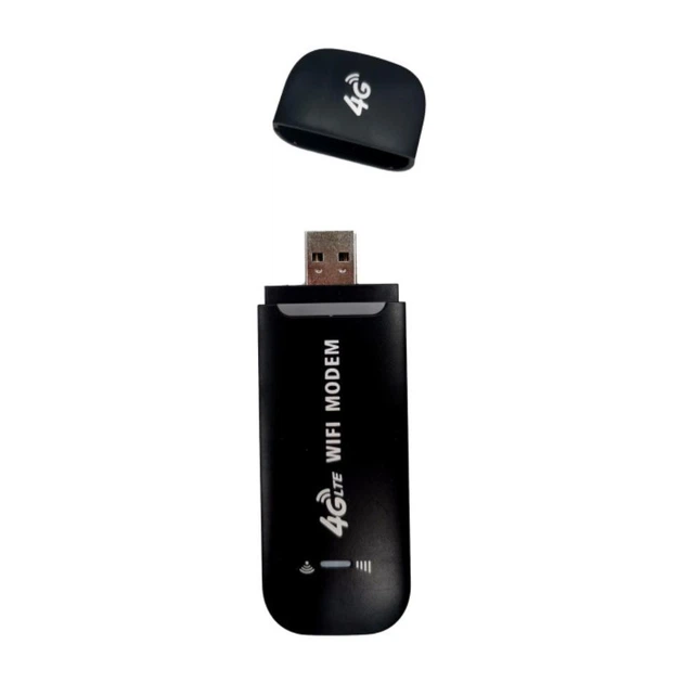 Мобільний 4G модем роутер USB Wi-Fi 3G 4G LTE 3in1 HotSpot, 150 Мбіт/с, підтримка SIM, компактний формат для ноутбука, дому та поїздок - зображення 3
