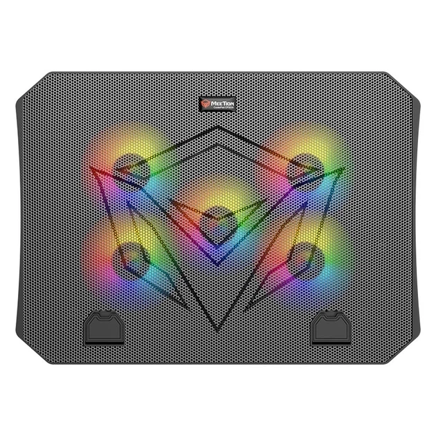 Охолоджувальна Підставка для ноутбука MeeTion CoolingPad CP3030 c RBG Підсвічуванням, Регулюванням висоти |9-15.6"| - Фото 7 Охолоджувальна Підставка для ноутбука MeeTion CoolingPad CP3030 c RBG Підсвічуванням, Регулюванням висоти |9-15.6"| - изображение 7