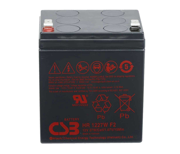 Аккумулятор AGM 12V 6.5Ah CSB HR1227WF2 (05178) - Фото 1 Аккумулятор AGM 12V 6.5Ah CSB HR1227WF2 (05178) - изображение 1