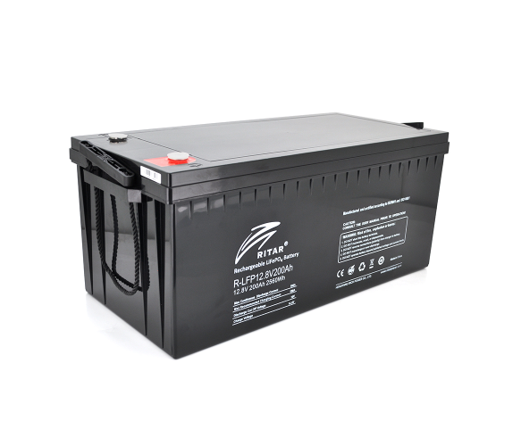 Аккумулятор LiFePO4 12.8V 200Ah 2560Wh Ritar (06722) - Фото 1 Аккумулятор LiFePO4 12.8V 200Ah 2560Wh Ritar (06722) - изображение 1