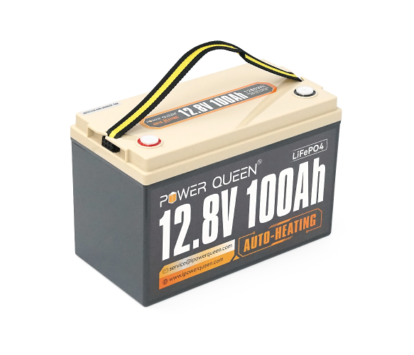 Аккумулятор LiFePO4 12.8V 100Ah 1280Wh BMS 100A Power Queen H190 (38294) - Фото 1 Аккумулятор LiFePO4 12.8V 100Ah 1280Wh BMS 100A Power Queen H190 (38294) - изображение 1