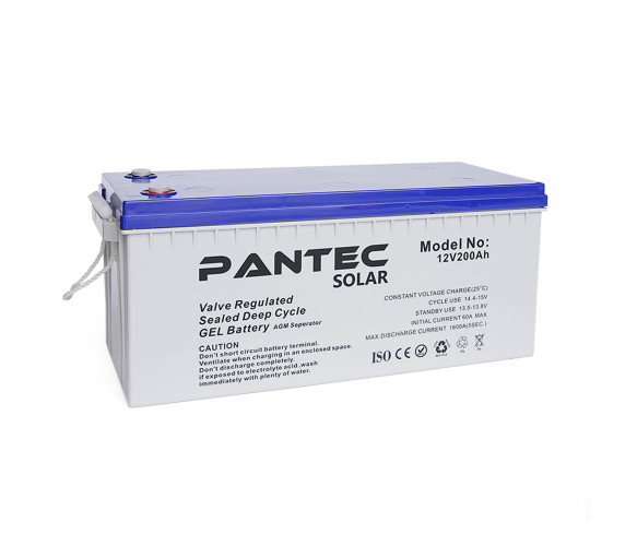 Аккумулятор GEL 12V 200Ah PANTEC 200-12 (37505) - Фото 2 Аккумулятор GEL 12V 200Ah PANTEC 200-12 (37505) - изображение 2