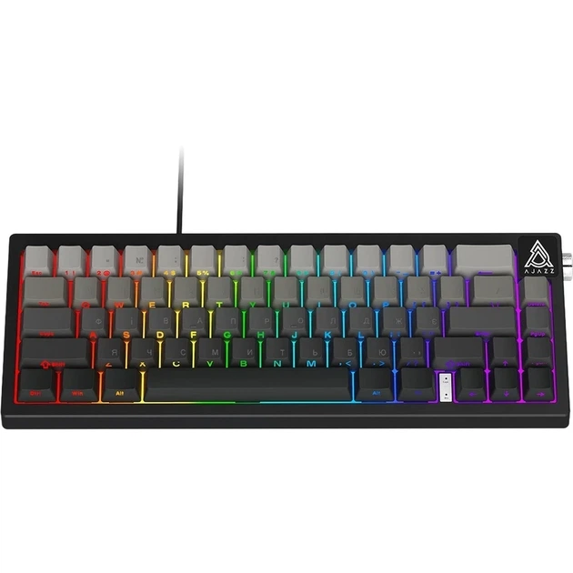 Клавіатура USB Ajazz AK650 Day Dream switches Gradient Black/Gray (AK650-DD-BG) UA - зображення 2