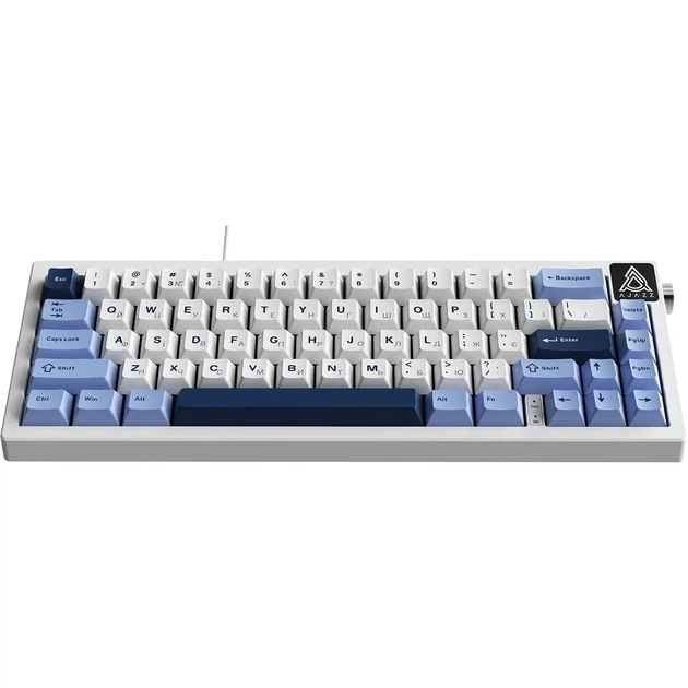 Клавіатура USB Ajazz AK650 Sea Salt switches Blue/White/Blue (AK650-SS-BWB) UA - изображение 2