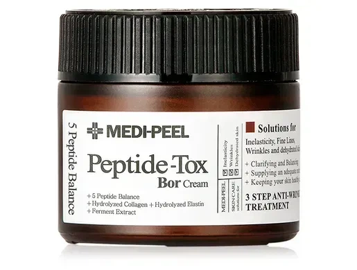 Крем для обличчя з пептидним комплексом Bor-Tox Peptide Cream Medi Peel, 50 мл (347455) - Фото 1 Крем для обличчя з пептидним комплексом Bor-Tox Peptide Cream Medi Peel, 50 мл (347455) - зображення 1