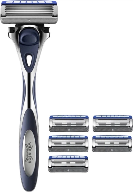 Maszynka do golenia Wilkinson Sword Hydro5 Skin Protection Regular + 6 wkładów (4027800180530) - Zdjęcie 1 Maszynka do golenia Wilkinson Sword Hydro5 Skin Protection Regular + 6 wkładów (4027800180530) - obraz 1