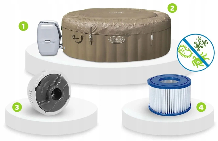 Dmuchane SPA Bestway Lay-Z Palm Springs 6 osobowe (60017) (6942138975901) - obraz 5